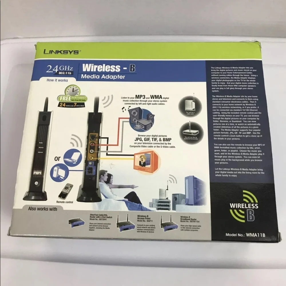 Linksys wireless media